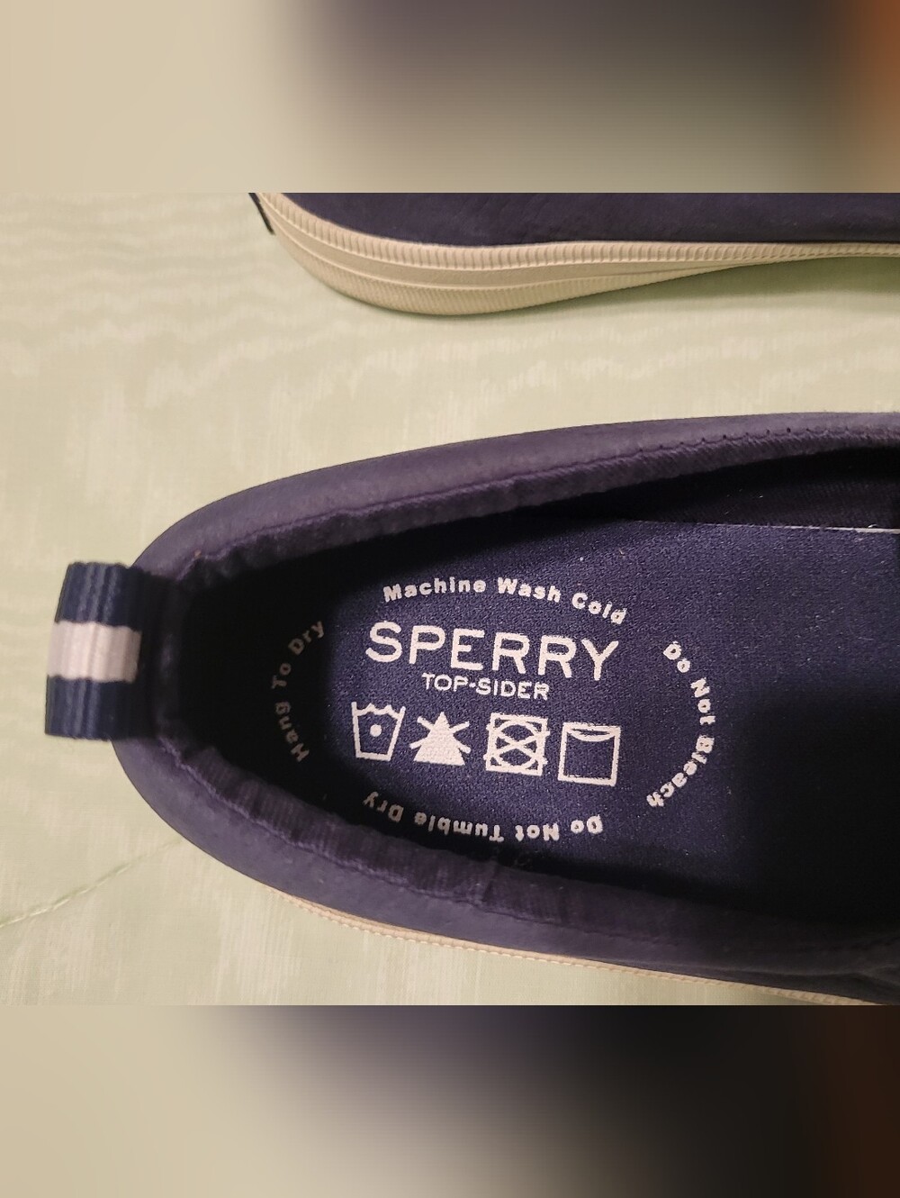 Sperry Crest Vibe Washable Leather Navy Blue Topsiders STS8400 NEW WITHOUT BOX - Picture 5 of 6